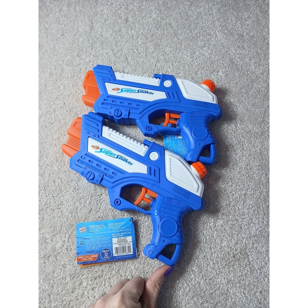 7 Wow Wee NERF Super Soaker Storm Shot 16.4' Water Gun Kids 6+ Outdoor Game NWT